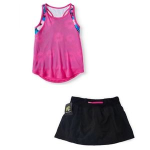 NEW! Athletic or Swimsuit Tank Top & Skort Set